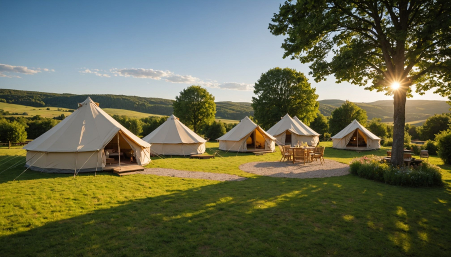 What to expect from a luxury 4-star camping holiday in auvergne ,
